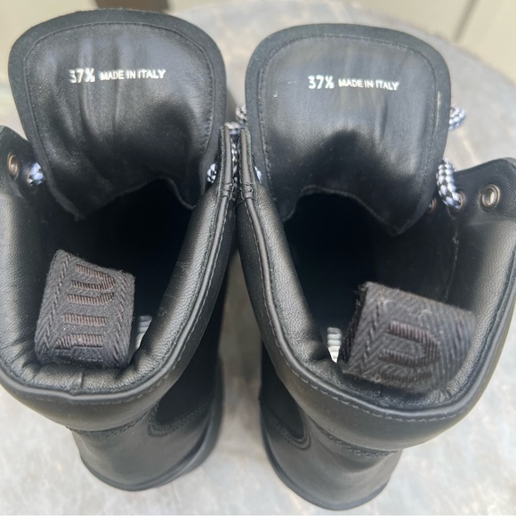 Miu Miu Black Combat Boots 7.5 - Picture 8 of 10